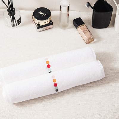 Débarbouillette douce et serviette de bain absorbante en coton WLLLO