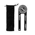 Aluminum Alloy Miter Saw Protractor Digital Angle Finder Woodworkers Edge Rule Crown Molding Tool Miter Gauge Carpentry Tools Angle Protractor for Carpenters, Plumbers and All Building Trades