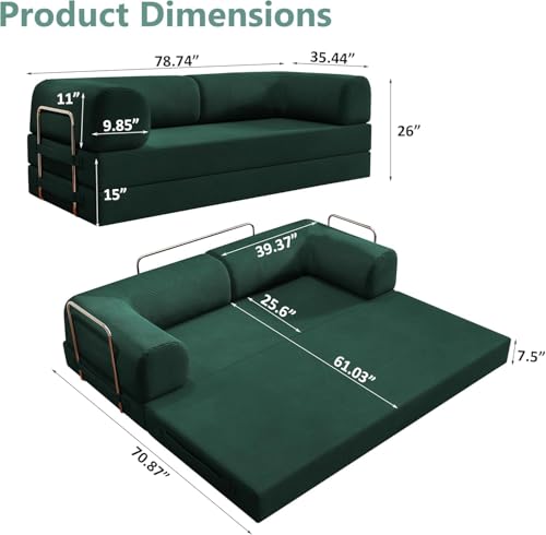 Image of Modular Sectional Sofa Couches L-Shape Couch 3 Seat Modular Sofa Memory Foam Sectional Couches for Living Room (Matte Black, 79 inch+SofaBed)