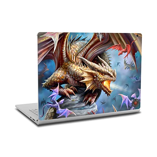Autocollant Microsoft Surface Book 2 anti-rayures : Peau vinyle Dragon Clan Anne Stokes