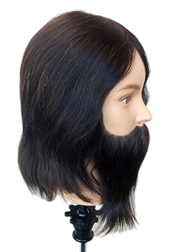 Larry G. - 10-14" 100% Human Hair Cosmetology Mannequin Manikin Training Head image 2