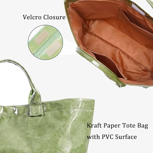 Image of PVC Tote Bag for Women Waterproof Plastic Jelly Tote Letter Print Hobo Handbag for Travel, Gift