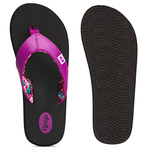 Image of Floopi Flip Flops for Women Flat Yoga Mat Thong Womens Sandals Ladies Beach Sandals with Indoor & Outdoor Anti Skid Soles