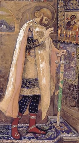 Mikhail Nesterov Prints Toile Alexandre Nevski Décoration Murale Maison 60x90cm