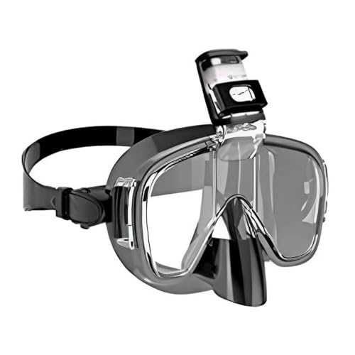 Acunny Equipo de snorkel para adultos, snorkel - Cubierta facial - Buceo Snorkel antivaho | Gafas de natación, equipo de buceo, soporte de cámara extraíble, respiración mejorada