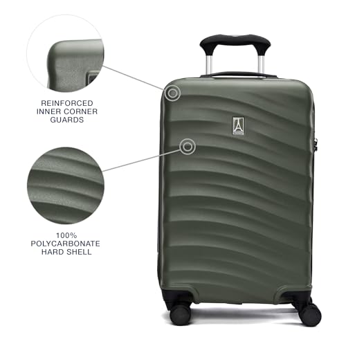 Travelpro Maxlite Air V2 Hardside Expandable Carry on Luggage, 8 Spinner Wheels, Lightweight Hard Shell Suitcase, TSA lock, Slate Green, Carry On 21-Inch - Image 4