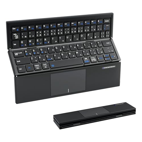 Ewin 3つ折りたたみ式ワイヤレスキーボード