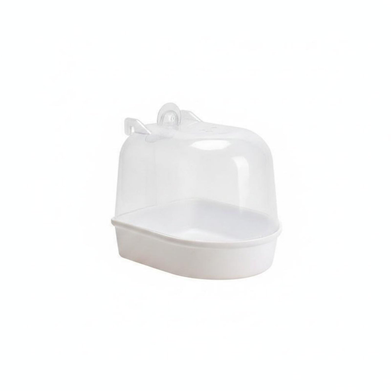 Bird Bathing Tub Easy to Clean Bird Bathing Tub Transparent Cover Pet Supplies, X00 White|Home & Garden | Yard, Garden & Outdoor Living | Bird & Wildlife Accessories | Birdbaths-image-35