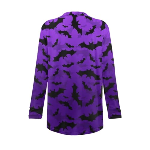 Image of Women's Lightweight Cardigans with Pockets Trendy Long Sleeve Open Front Cardigan Casual Tops Jackets Fall Oufits S-2XL