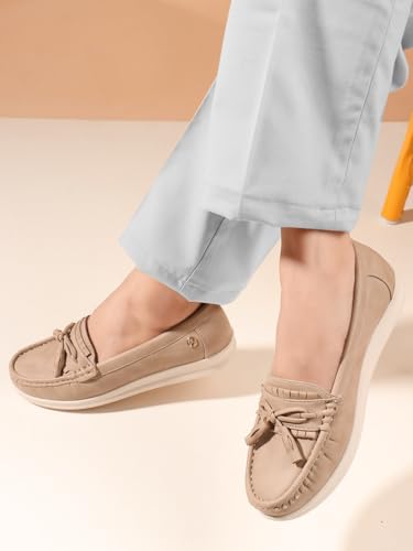 Image of Elle Women ComfortableFlats Square Toe Slip-Onfashion Shoes for Daily use, Office use, Casual use