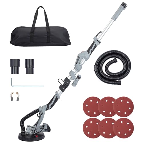 Drywall Sander, 710W Electric Sander with 6 Sanding Discs, Variable Speed 800-1700 RPM Wall Sander...