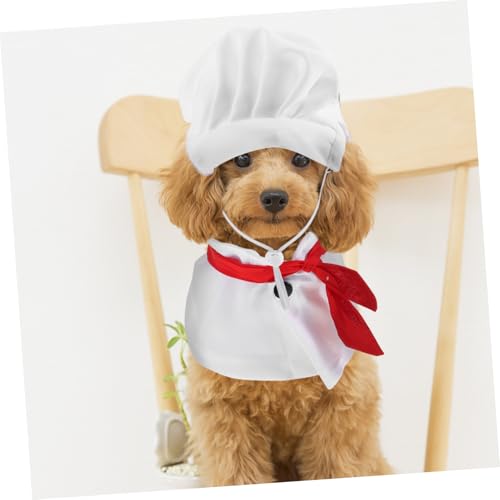 Disfraz Chef Divertido para Perro con Sombrero VOSAREA miniatura 5