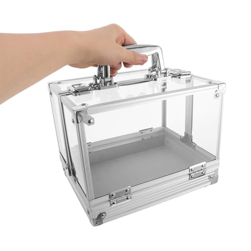 Boîte de rangement transparente Amosfun pour disques vinyles et CD - 5