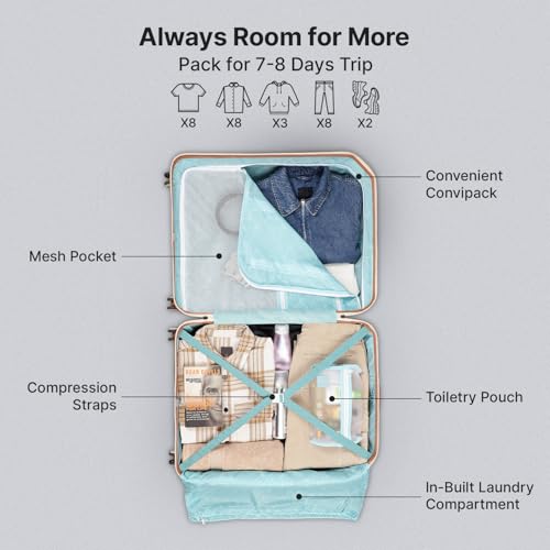 Image of uppercase Vector (Large) 75cm, Check-in Sustainable Trolley Bag, Hardsided Anti-Scratch 8 Wheel Double Spinner Luggage, TSA Lock & Anti-Theft Zippers, Suitcase for Unisex, 2000 Days Warranty (Silver)