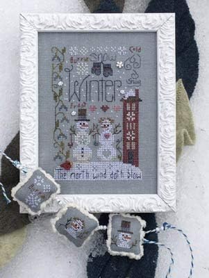 Winter Notes Cross Stitch Chart