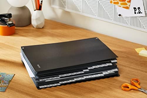 Leitz Evrak Düzenleyici Mukavva Kaplı 1-31 Rakam, Siyah - Görsel 2