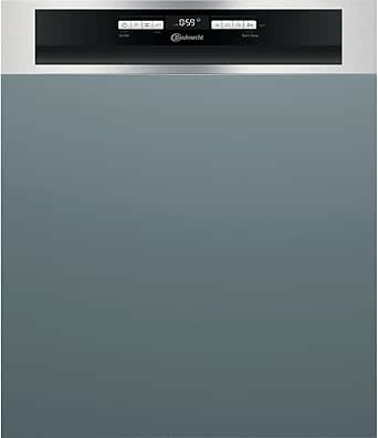 Bauknecht BBO 3O41 PLT Integrierbarer Geschirrspüler 60 cm /14 Maßgedecke /10 Standardprogramme und 1 Sensorprogramm/PowerClean/ActiveDry/Besteckschublade/Vollwasserschutz, Einbau, Edelstahl