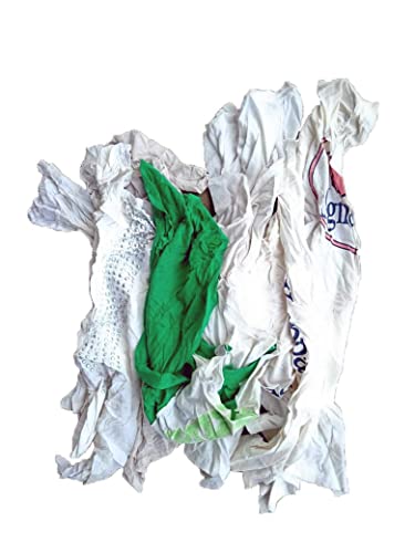 Image of Calibre - Waste Cotton Cloth,Waste Cloth,chindi,Cotton Waste Cloth,Cleaning dusting Cloth for Wiping Hands,Machines,Kitchen & Household General use (3 kg).