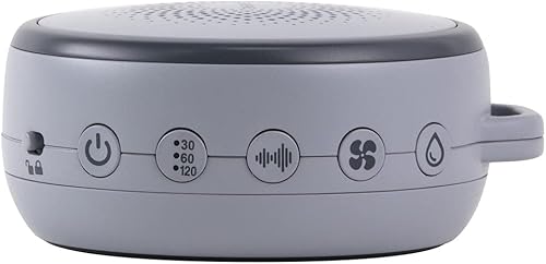 Miniatura 8 de Serene Evolution Máquina de ruido blanco portátil con batería de 18 sonidos para adultos, máquina de sonido con batería para dormir y viajar,