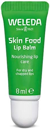 Weleda Skin Food Lip Butter, 0.27 Ounce, Plant Rich Moisturizing Lip Care with Sunflower Seed Oil, Chamomile and Calendula
