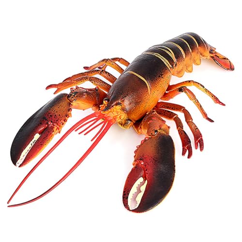 Jouet homard artificiel et réaliste grande statue en plastique de 13 pouces