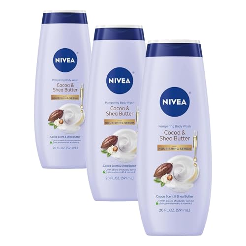 Nivea Pampering Cocoa and Shea Butter Body Wash with Nourishing S...