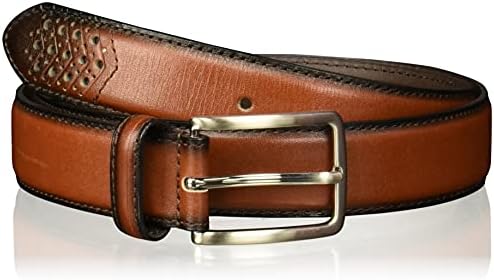 STACY ADAMS mens Goldwin apparel belts, Cognac, 44 US