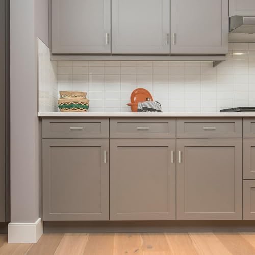 Ravinte 18 Pack 3-15/16 Inch Cabinet Handles Brushed Nickel Stainless Steel Kitchen Drawer Pulls Cabinet Pulls 3-15/16"Length,2-1/2" Hole Center by Ravinte - Image 6