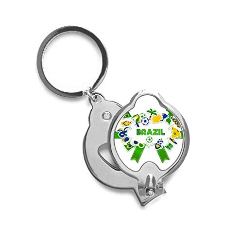 Coupe-ongles Football Brésil pour couper net sans casser l'ongle