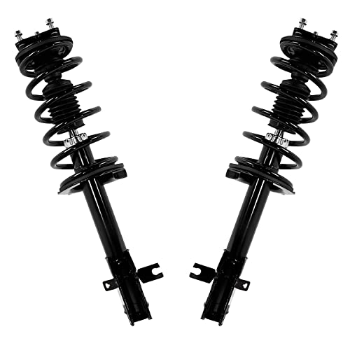 Image of Detroit Axle - Front Struts with Coil Spring + Rear Shock Absorbers Replacement for 2007 2008 2009 2010 Mazda CX-9-4pc Set