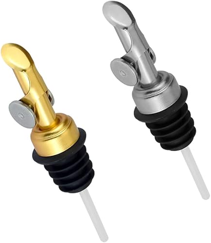 Miniatura 8 de MEETSWEET Olive oil dispenser spout, pour spoutsstainless steel automatic opening and closing spout, leak-proof, for olive oil, vinegar, wine and