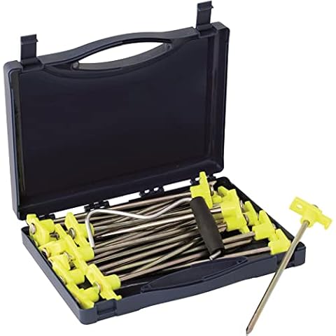 Outwell Steel Pegs Box with Extractor Cover