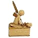 Design Toscano PD2055 The Love Letter Cherub Trinket Jewelry Box Statue, 6 Inch, Polyresin, Ivory and Gold Finish