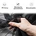 KHGUZ Car Camping Tailgate Mesh Screen, Breathable Vehicle Net Tent for Tailgates with U-Shaped Zipper, Auto Rear Shades Protection Accessories, Universal for SUV, Mini Van, MVP