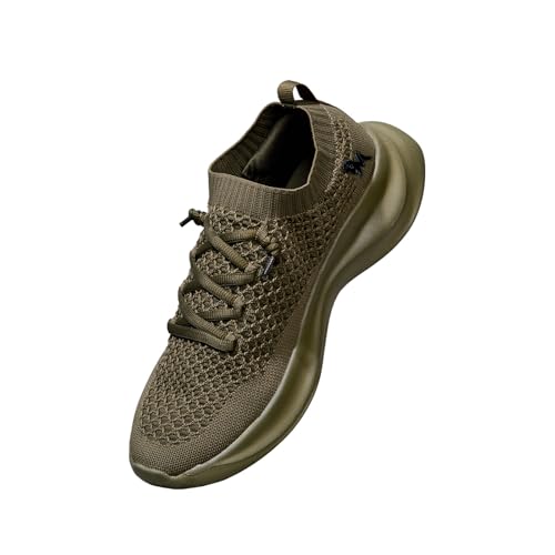 Image of Neeman's Knit Gliders Men Sneakers | Stylish Casual Shoes for Men with Airknit Breathable Upper | Anti-Skid EVA Sole Footwear | Lightweight Lace-Up Sneaker
