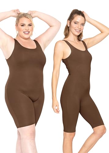 Image of STRETCH IS COMFORT Teamwear Women's Regular and Plus Size Cotton Tank Unitard