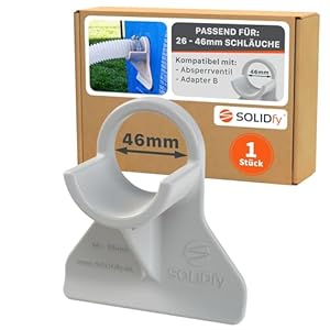 SOLIDfy Pool Schlauchhalter 26-46mm 1 Stück