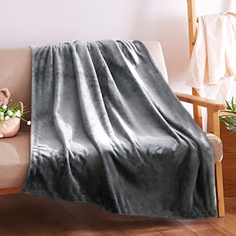Ikodm Flanell Kuscheldecke,220*240cm Fleecedecke, Weich/Warm/flauschig Sofadecke Couchdecke & Wohndecke & Tagesdecke Cover