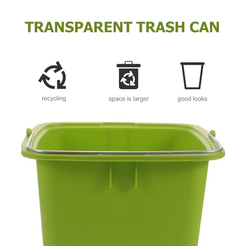Bote de Basura ARTIBETTER 10l con Tapa y Filtro Verde miniatura 7