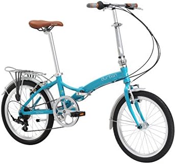 Durban Bike 20-Inch Wheel Metro Special Edition Folding Bike, Turquoise