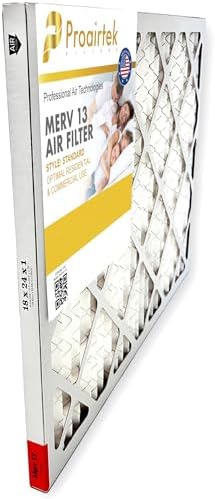 Proairtek AF18241M13SWH Model 18x24x1 Air Filter, MERV 13; Ideal for Anyone Wanting Clean, Crisp Air in Their Home image 5