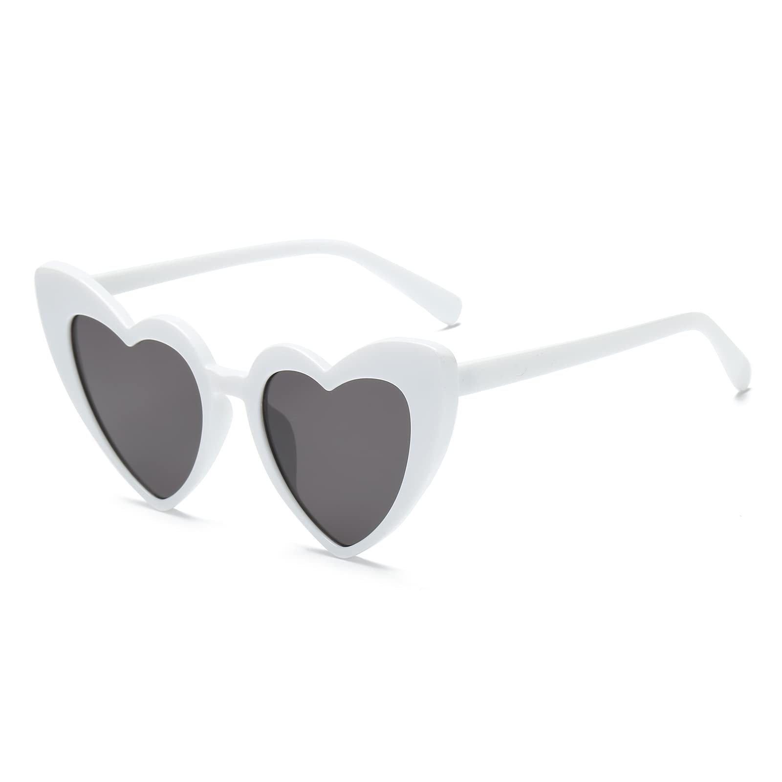 YAMEIZE Fashion heart Sonnenbrille fr Damen Herren Rechteck UV400 Schutz Vintage Sonnenbrille