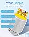FAHKNS Recovery Tank, Reusable Cylinder Can 30 lb HVAC Tank Reclaim Tank 1/4 SAE Y Valve Double Valve Large Capacity without Float Switch for R12, R22, R134A, R410A etc Refrigerant