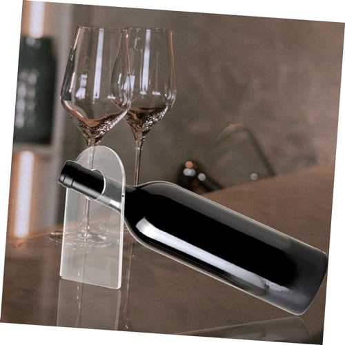 Soporte para botellas de vino acrílico KICHOUSE 2 piezas miniatura 7