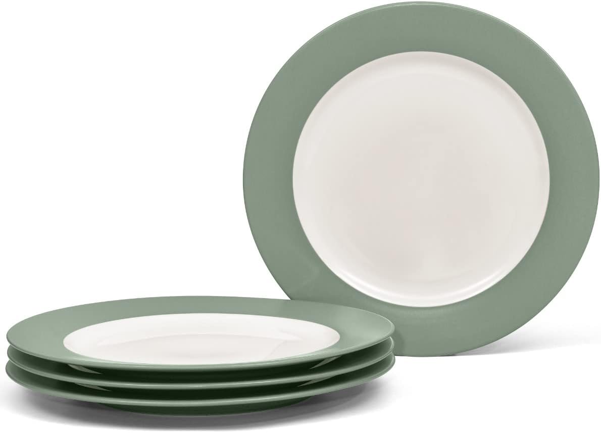 Noritake Colorwave Green 8-1/4" Rim Salad/Dessert Plates, Set of 4