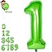 Produktbild Dizoony Nummber Ballons Helium Party Supplies Greem Geburtstag Hochzeit Dekoration (5) (1)