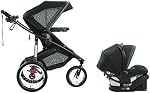 Système de voyage Graco Modes Jogger 2.0, combo poussette de jogging et siège d'auto avec siège d'auto Lite SnugRide SnugLock 35 LX, orienté vers l'arrière de 1,8-16 kg (4-35 lb), Felix