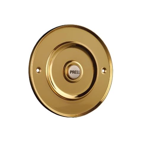 Byron 2207p3pvd 100mm Wired Door Bell Cover