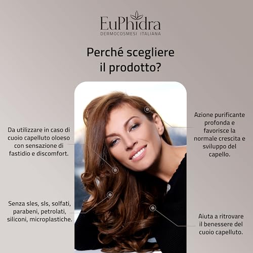 Euphidra Scrub Seboregolatore Detox - Trattamento pre-shampoo per cuoio capelluto oleoso - 150 ml - 4