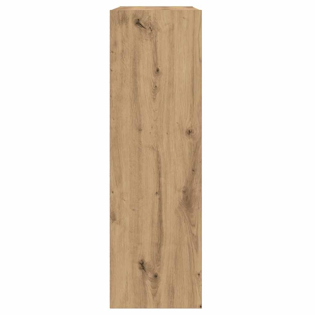 Générique Klasyczna szafka na książki, elegancki design, 6 przegródek do przechowywania książek, czasopism DVD, wytrzymały regał inżynieryjny, uniwersalna półka do umieszczenia